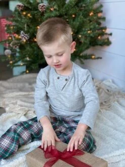 ROCKFORD Green/Brown/Navy Plaid Lounge Pants 11 ROCKFORD Green/Brown/Navy Plaid Lounge Pants -Me & Henry 0000938655935910 M