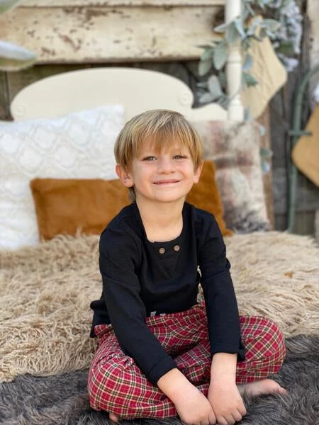 ROCKFORD Red/brown Plaid Lounge Pants 2 ROCKFORD Red/brown Plaid Lounge Pants - Image 2