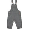 JELLICO Black Wool Herringbone Woven Overalls