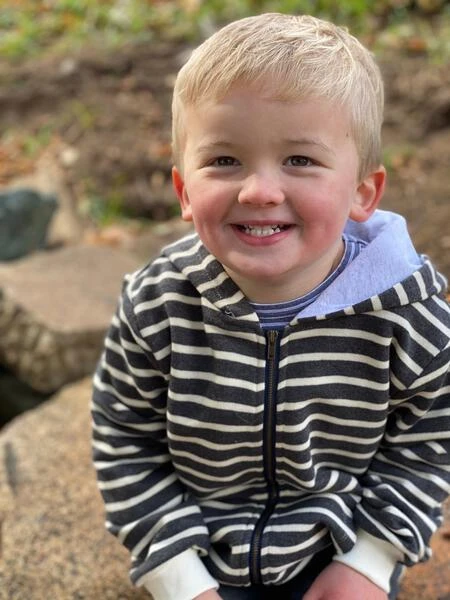 PARSONS Grey/Cream Stripe Zipped Hooded Top 2 PARSONS Grey/Cream Stripe Zipped Hooded Top - Image 2