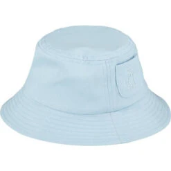 FISHERMAN Pale Blue Twill Bucket Hat
