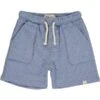 BLUEPETER Blue Ribbed Shorts