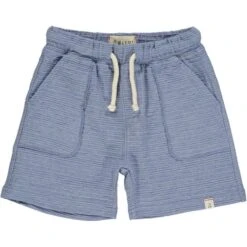 BLUEPETER Blue Ribbed Shorts