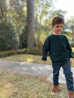 DAYTON Green Sweater 7 DAYTON Green Sweater -Me & Henry 00011405502C8A4D M