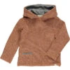 LAMAR Rust Knit Hooded Top