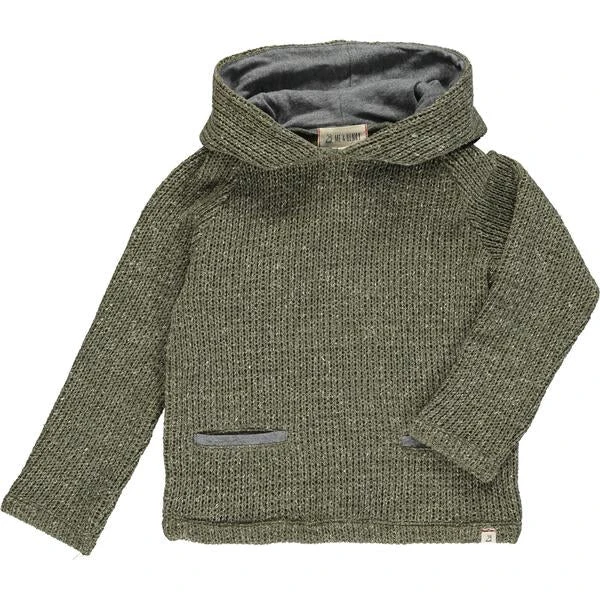 Green Knit Hooded Top 1 Green Knit Hooded Top