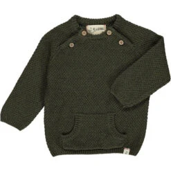 MORRISON Green Baby Sweater