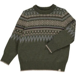 OSLO Brown Fairisle Sweater