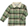 WELLFORD Green/Brown Plaid Shirt