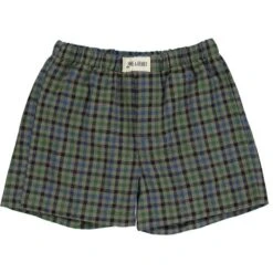 SNOOZE Brown/green Plaid Boxer Shorts