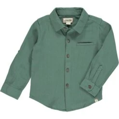 ATWOOD Green Gauze Woven Shirt