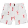 MAHALO Red Lobster Print Shorts