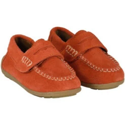 CAPE Rust Leather Moccasin Shoe