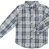 Mens Atwood Woven Shirt Lined Navy Square