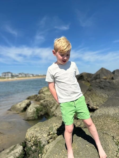 JOSH Grey Slub Tee 2 JOSH Grey Slub Tee - Image 2