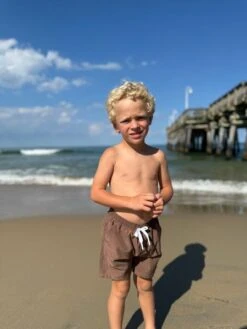 SPLASH Brown Swim Shorts 5 SPLASH Brown Swim Shorts -Me & Henry 00021195922D98C2 M