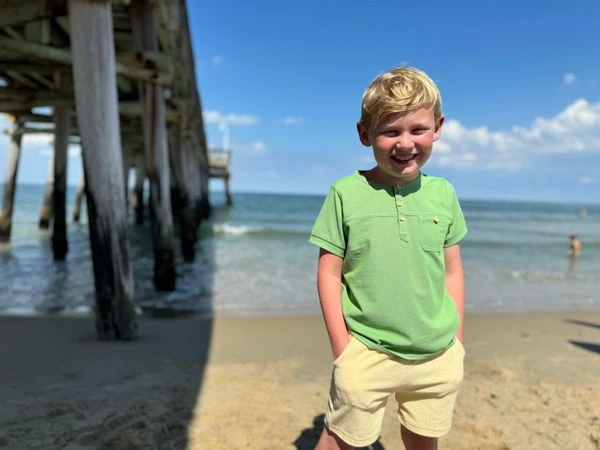 BOARDWALK Green Pique Henley Tee 2 BOARDWALK Green Pique Henley Tee - Image 2