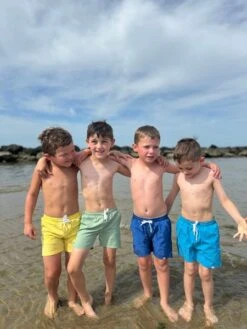 SPLASH Teal Swim Shorts -Me & Henry 00021216450B9CF6 M