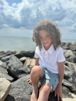 BRIAN Navy Pique Cargo Shorts -Me & Henry 00021216729F0507 M