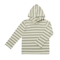SEABERRY Grey/Cream Hooded Top