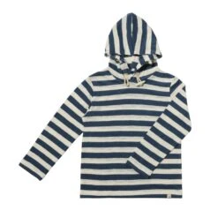 SEABERRY Navy/Cream Hooded Top