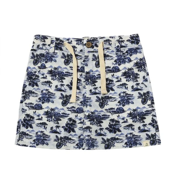 MAHALO Navy Hawaii Printed Shorts 1 MAHALO Navy Hawaii Printed Shorts