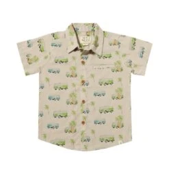 MAUI Grey Camper Vans Printed Shirt