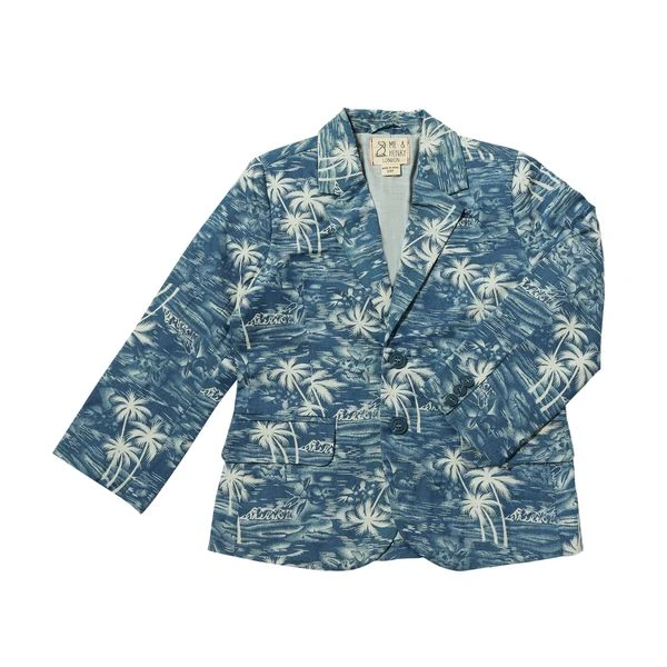 HAROLD Chambray Hawaii Print Woven Jacket 1 HAROLD Chambray Hawaii Print Woven Jacket