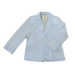 HAROLD Blue Stripe Seersucker Jacket