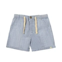 CREW Royal/White Stripe Seersucker Shorts