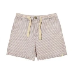 CREW Brown/White Stripe Shorts