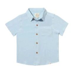 NEWPORT Blue Woven Shirt