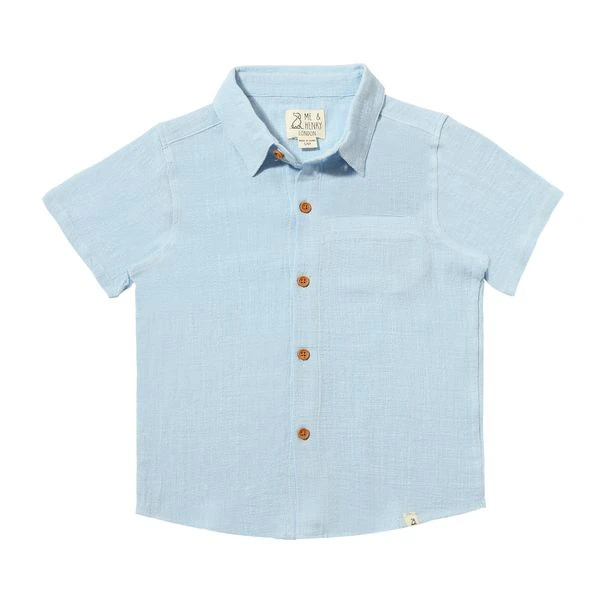 NEWPORT Blue Woven Shirt 1 NEWPORT Blue Woven Shirt