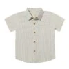 NEWPORT Grey/White Thin Double Stripe Woven Shirt