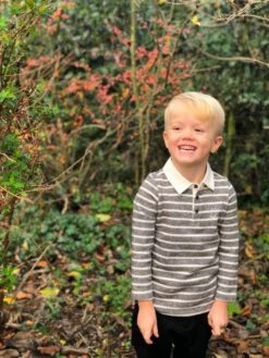 Brown Stripe Rugby -Me & Henry 319b