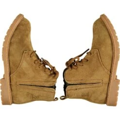 RUMBLE Tan Suede Boots -Me & Henry HB009A Front