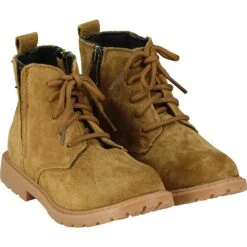 RUMBLE Tan Suede Boots