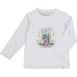 HENRY White Print Watching Snow Fall