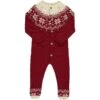 POLAR Red Fairisle Romper