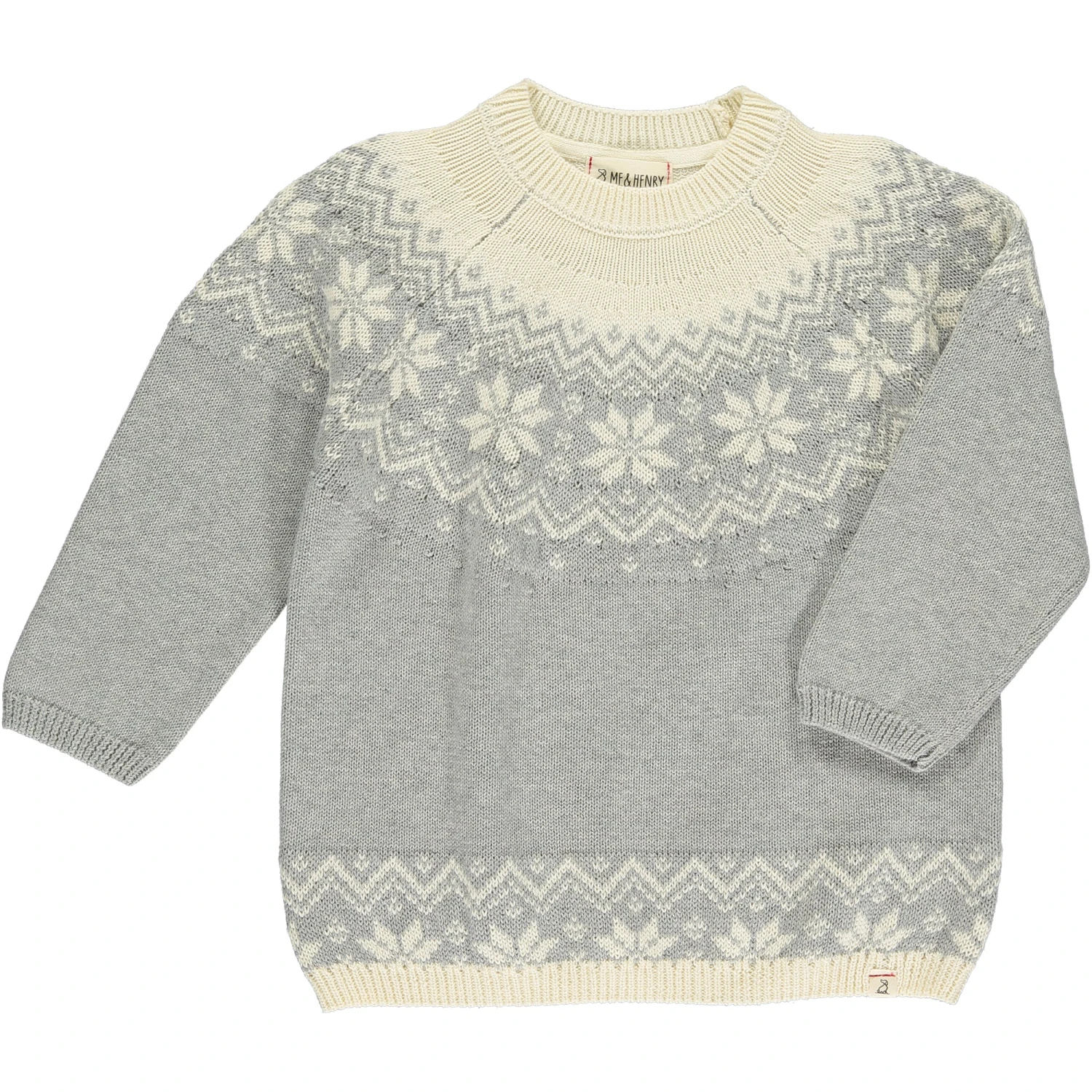 IGLOO Grey Fairisle Sweater 1 IGLOO Grey Fairisle Sweater
