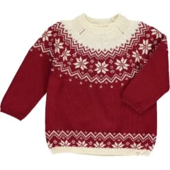 IGLOO Red Fairisle Sweater