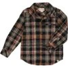 ATWOOD Brown Plaid Woven Shirt