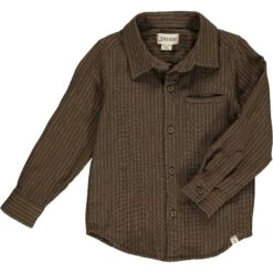 ATWOOD Brown Stripe Woven Shirt