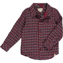 ATWOOD Red/Multi Plaid Woven Shirt
