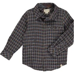 ATWOOD Brown Multi Plaid Woven Shirt
