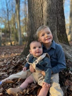 FRIGAT Tan Chunky Cord Pants -Me & Henry HB1137G 1HB1340A 1HB1331A 1