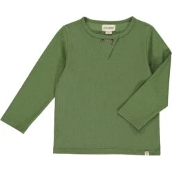 BRADEN Green Pique Henley