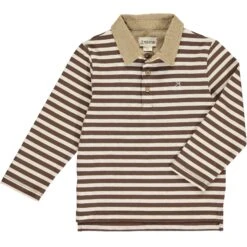 Tan/Beige Stripe WAVERLY Polo