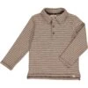 MIDWAY Double Brown Stripe Polo