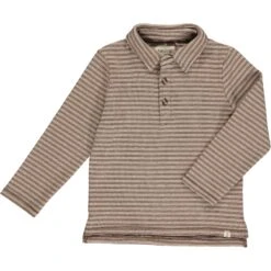 MIDWAY Double Brown Stripe Polo